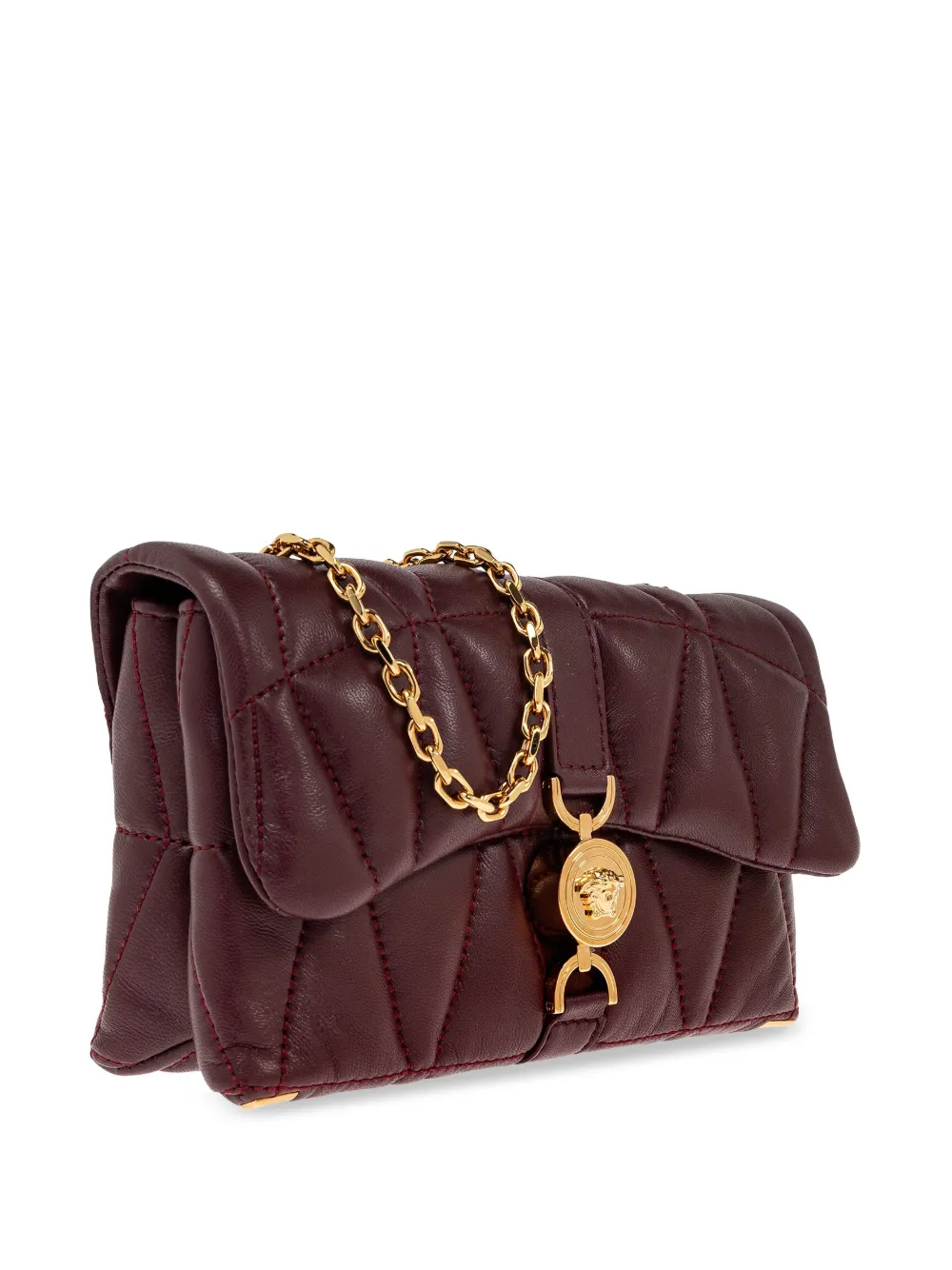 Versace Kleio gewatteerde mini-tas Rood