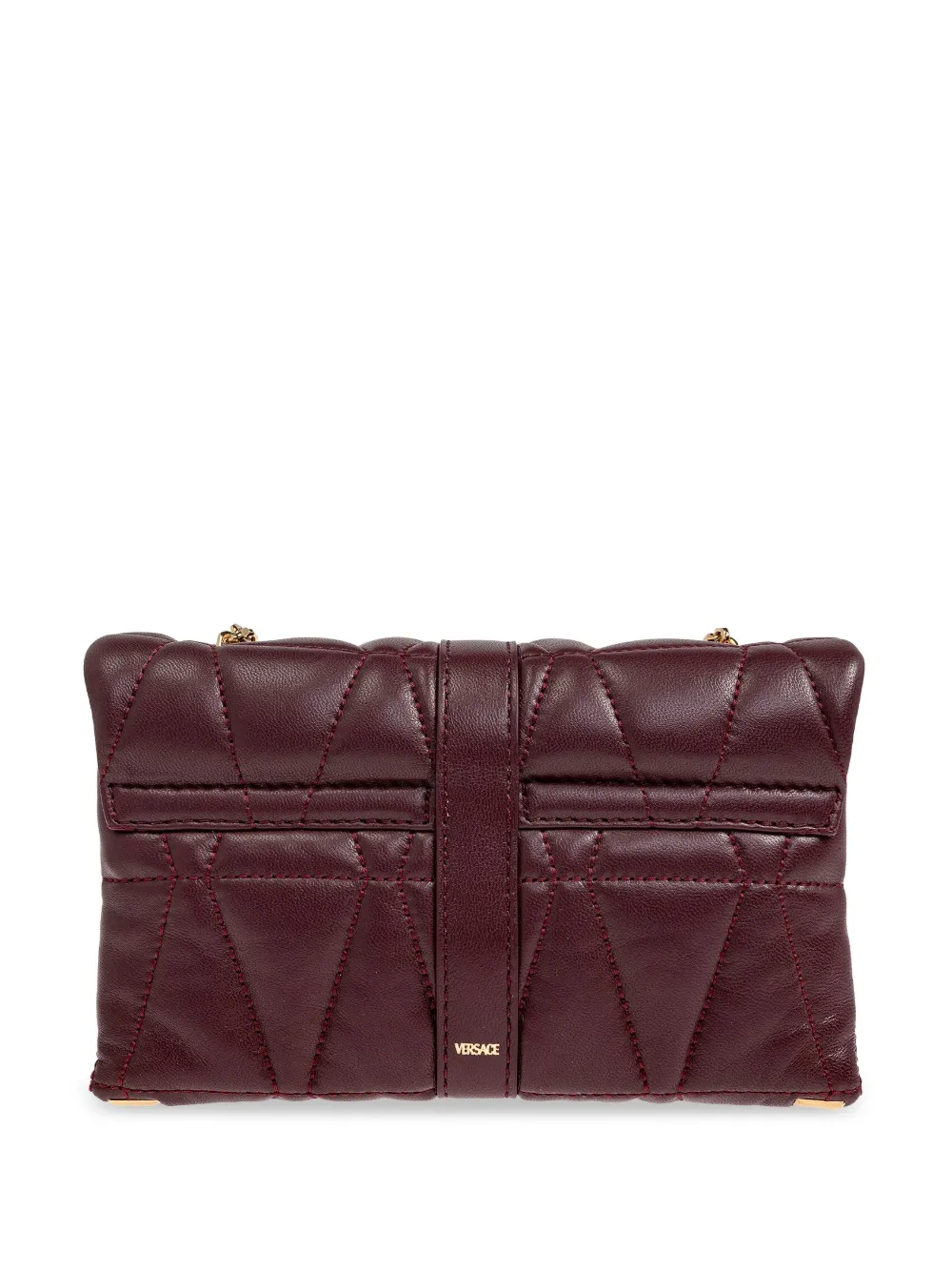 Versace Kleio gewatteerde mini-tas Rood