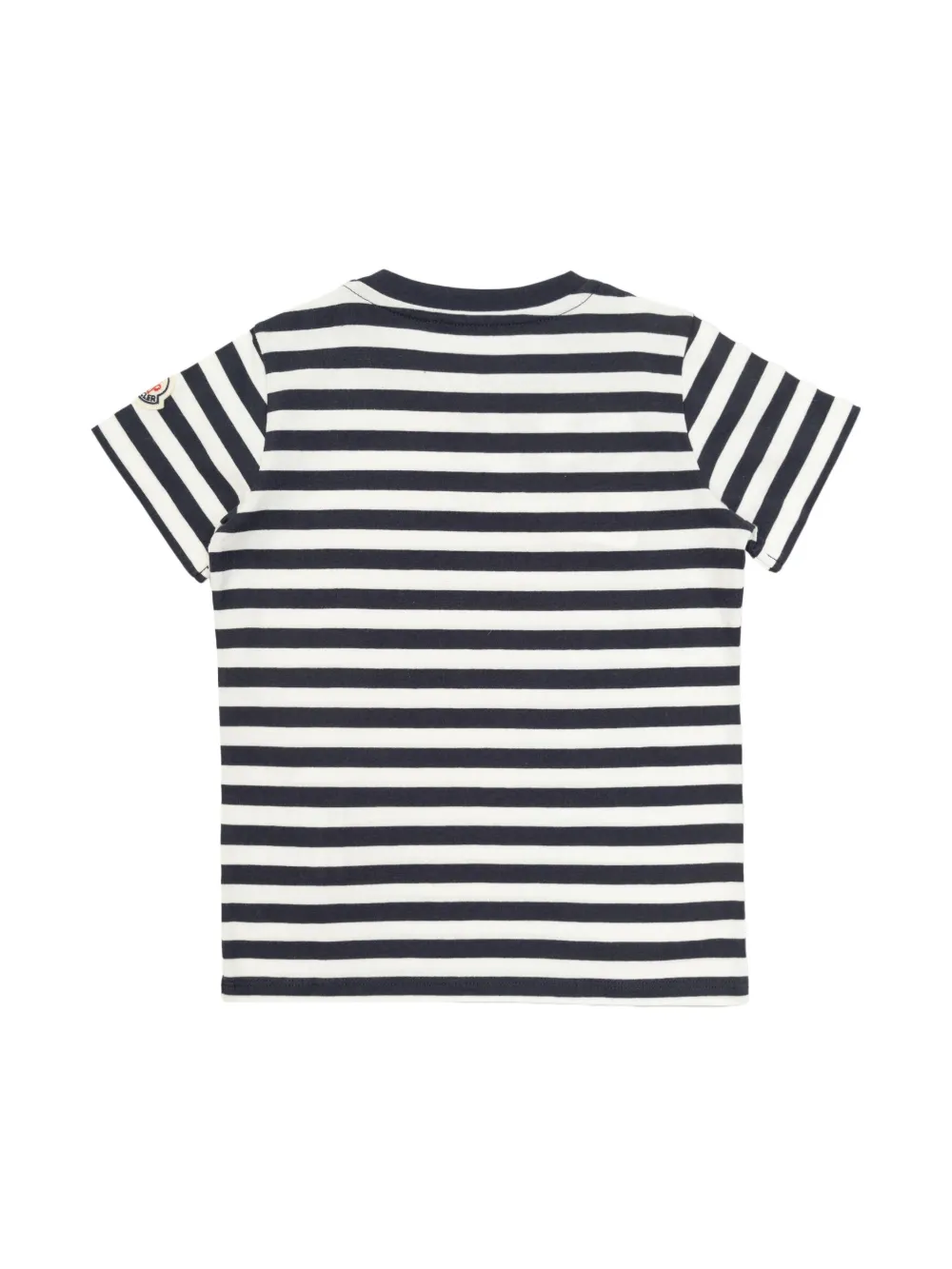 Moncler Enfant striped T-shirt - Blauw