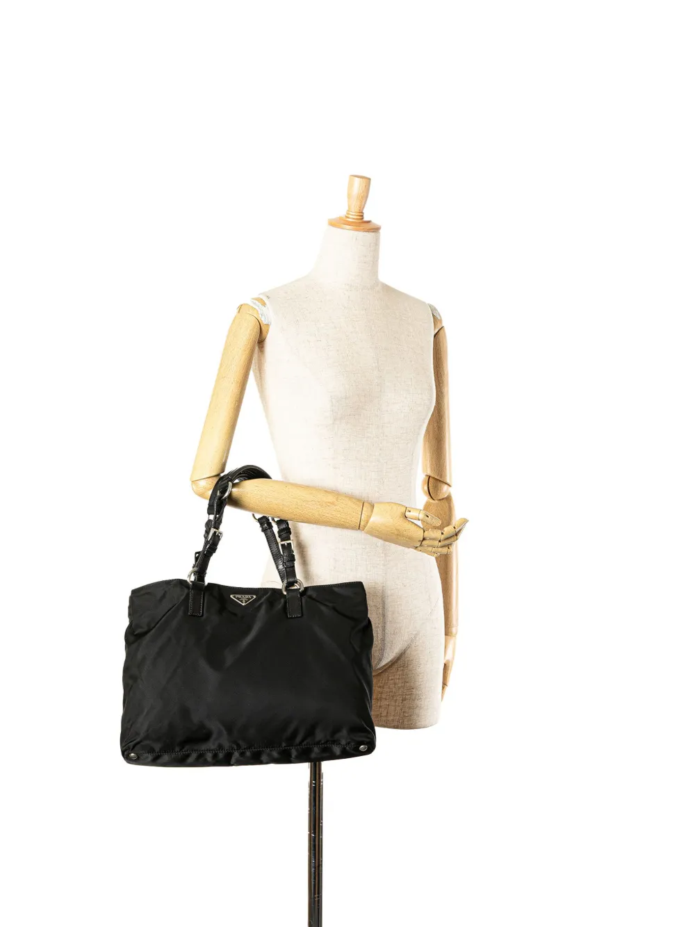 Prada Pre-Owned 2013-2024 Tessuto tote bag - Zwart