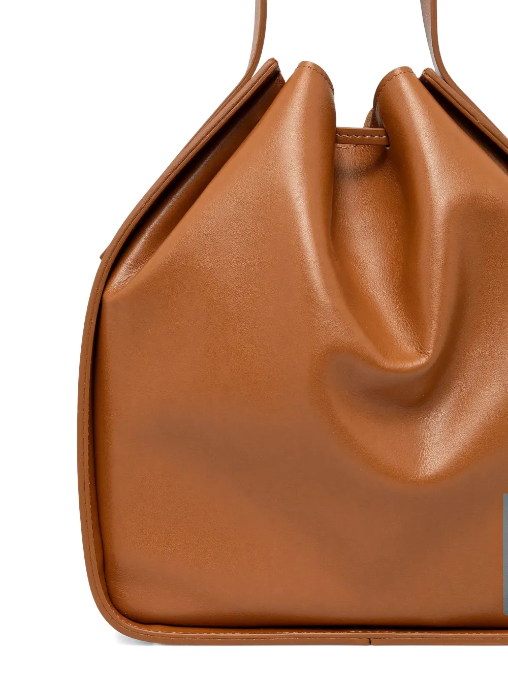 Forte Forte Leather Bucket Bag In Brown