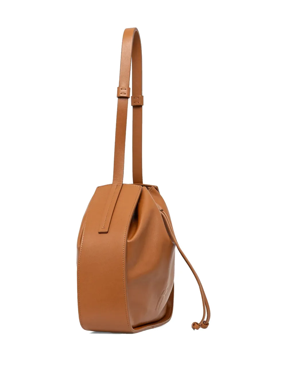 Forte Forte leather bucket bag - Bruin