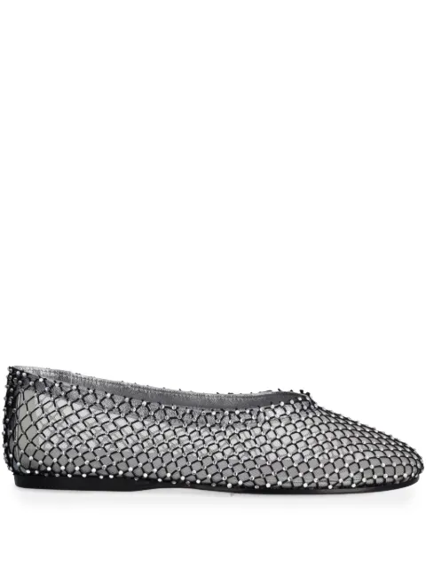 Forte Forte flats de malla con detalle de strass