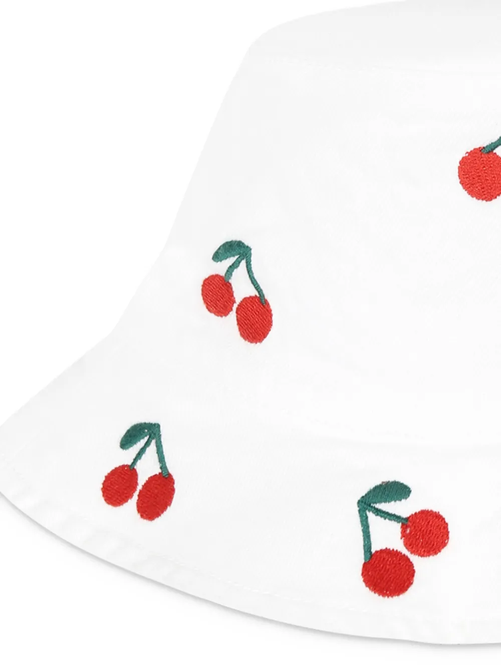 Stella McCartney Kids Vissershoed met geborduurd logo Wit