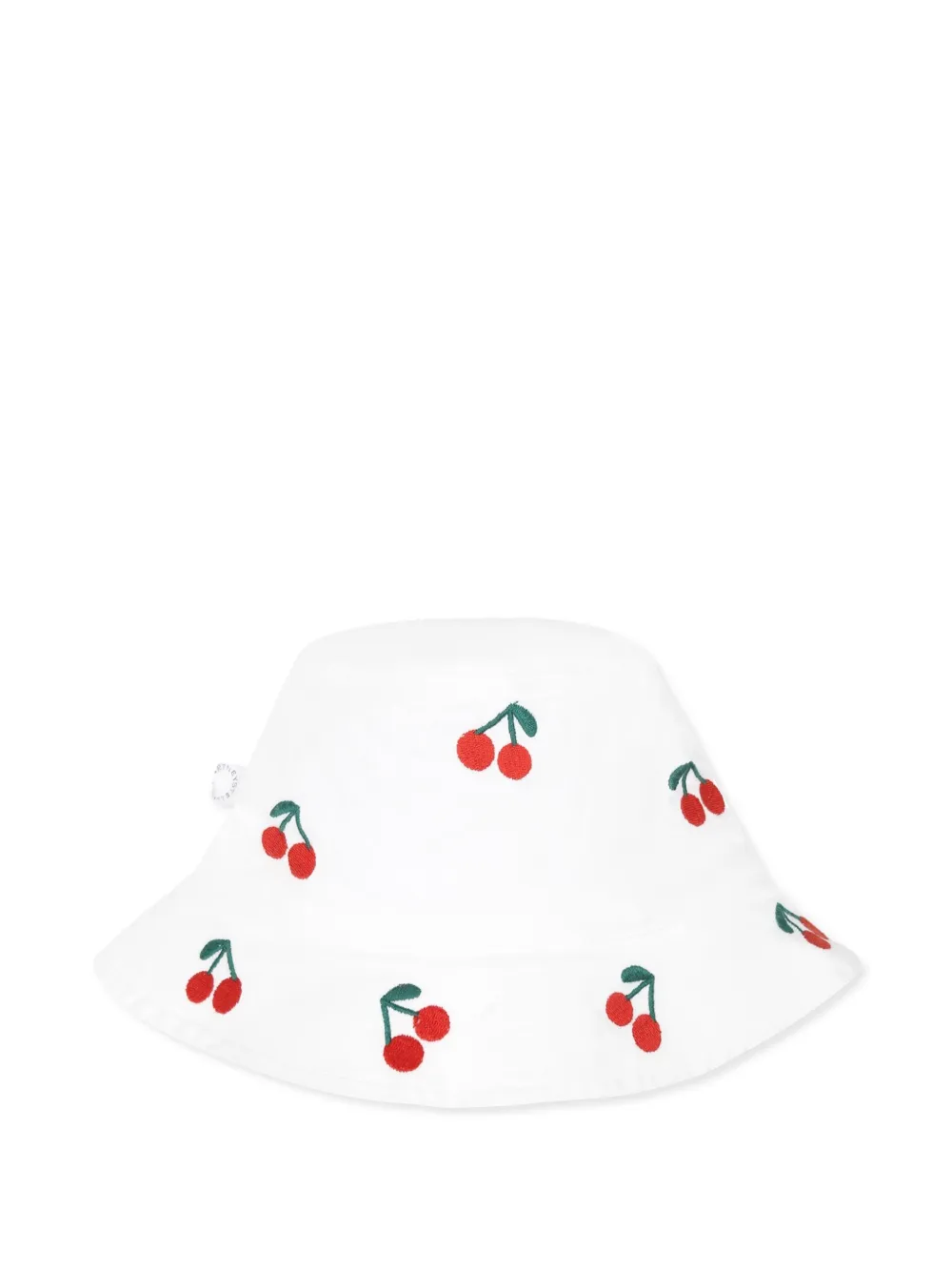 Stella McCartney Kids embroidered bucket hat - Wit