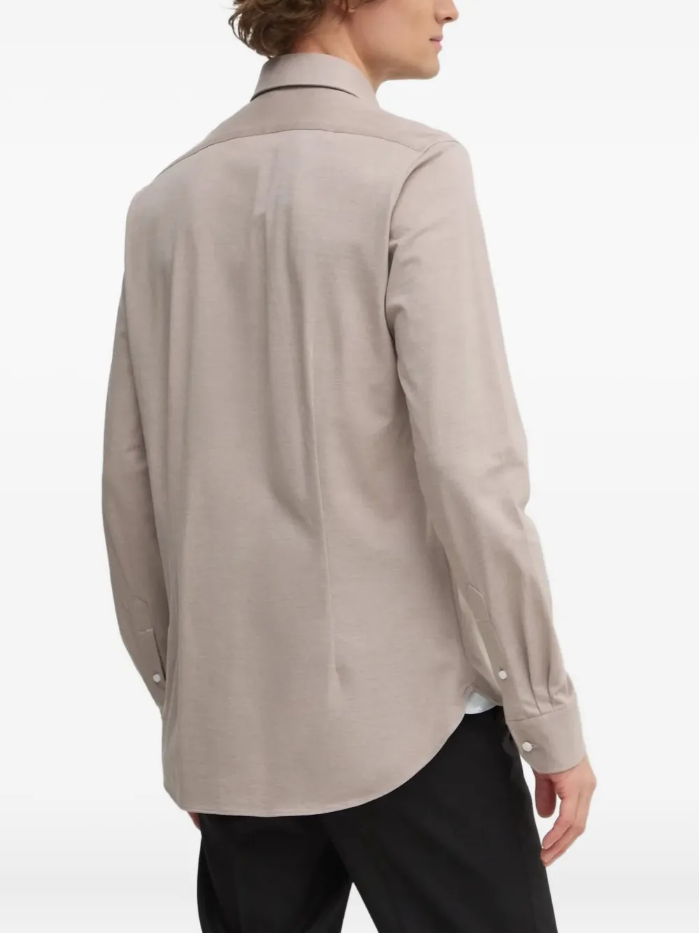 Michael Kors Overhemd met geborduurd logo - Beige
