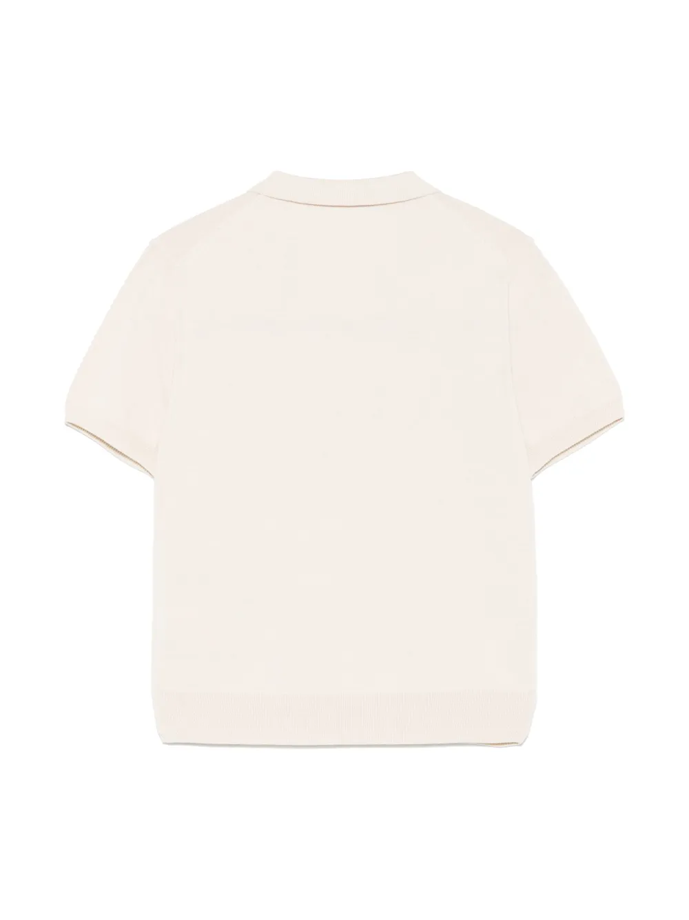 Paolo Pecora Kids fine-knit T-shirt - Beige