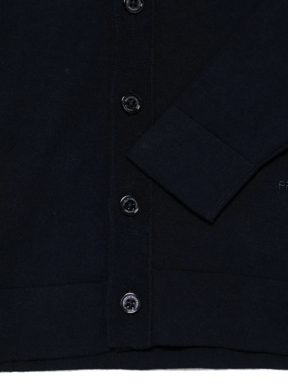 Paolo Pecora Kids Fijngebreid shirt Blauw