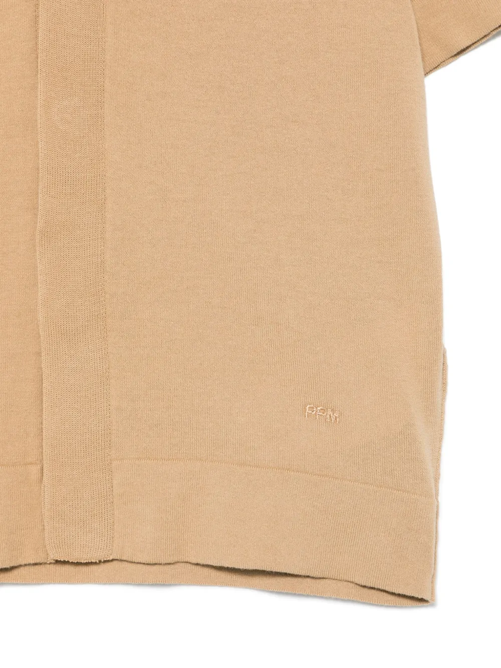 Paolo Pecora Kids Fijngebreid vest Bruin