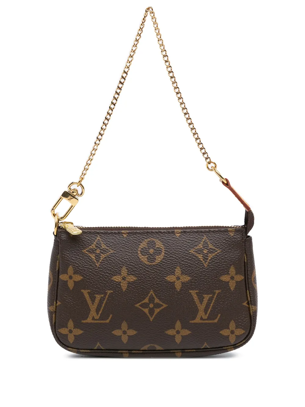 Louis Vuitton Pre-Owned 2021 モノグラム ミニ ポシェット アクセソワール ハンドバッグ - ブラウン Louis Vuitton Pre-Owned 2021 モノグラム ミニ ポシェット アクセソワール ハンドバッグ - ブラウン
