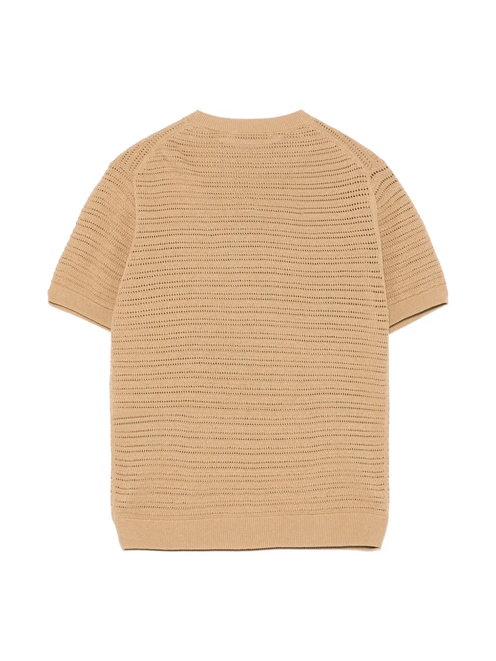 Paolo Pecora Kids knitted T-shirt - Bruin