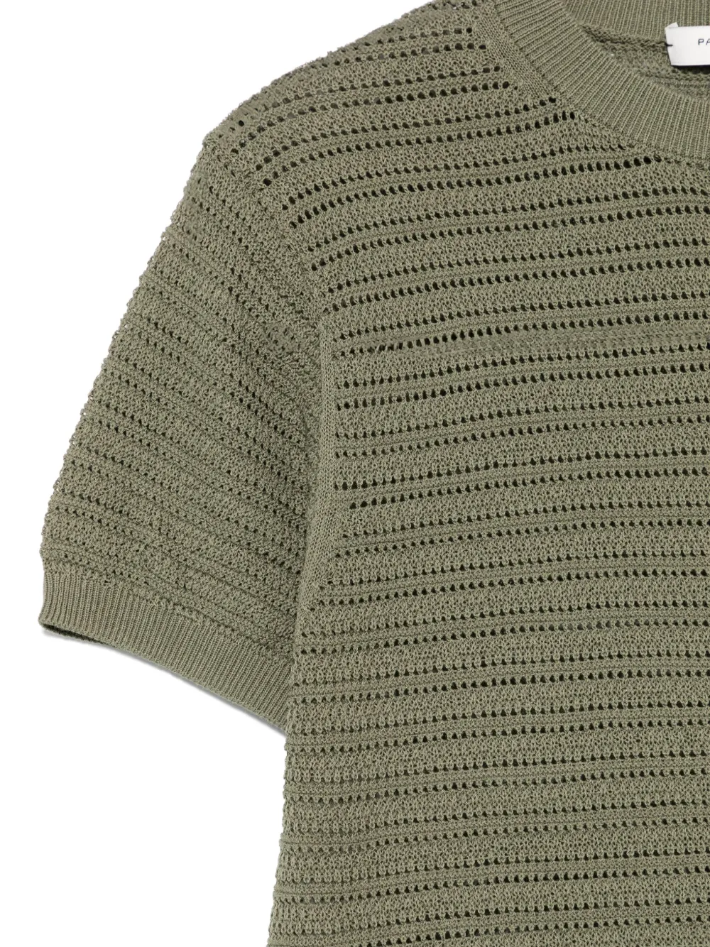 Paolo Pecora Kids Gebreid T-shirt Groen