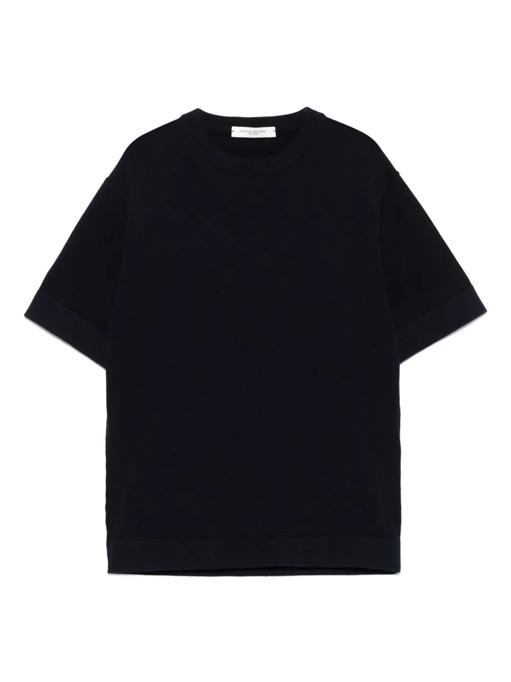 Paolo Pecora Kids T-shirt met geborduurd logo Blauw