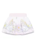 Monnalisa x Disney Alice cotton skirt - Pink