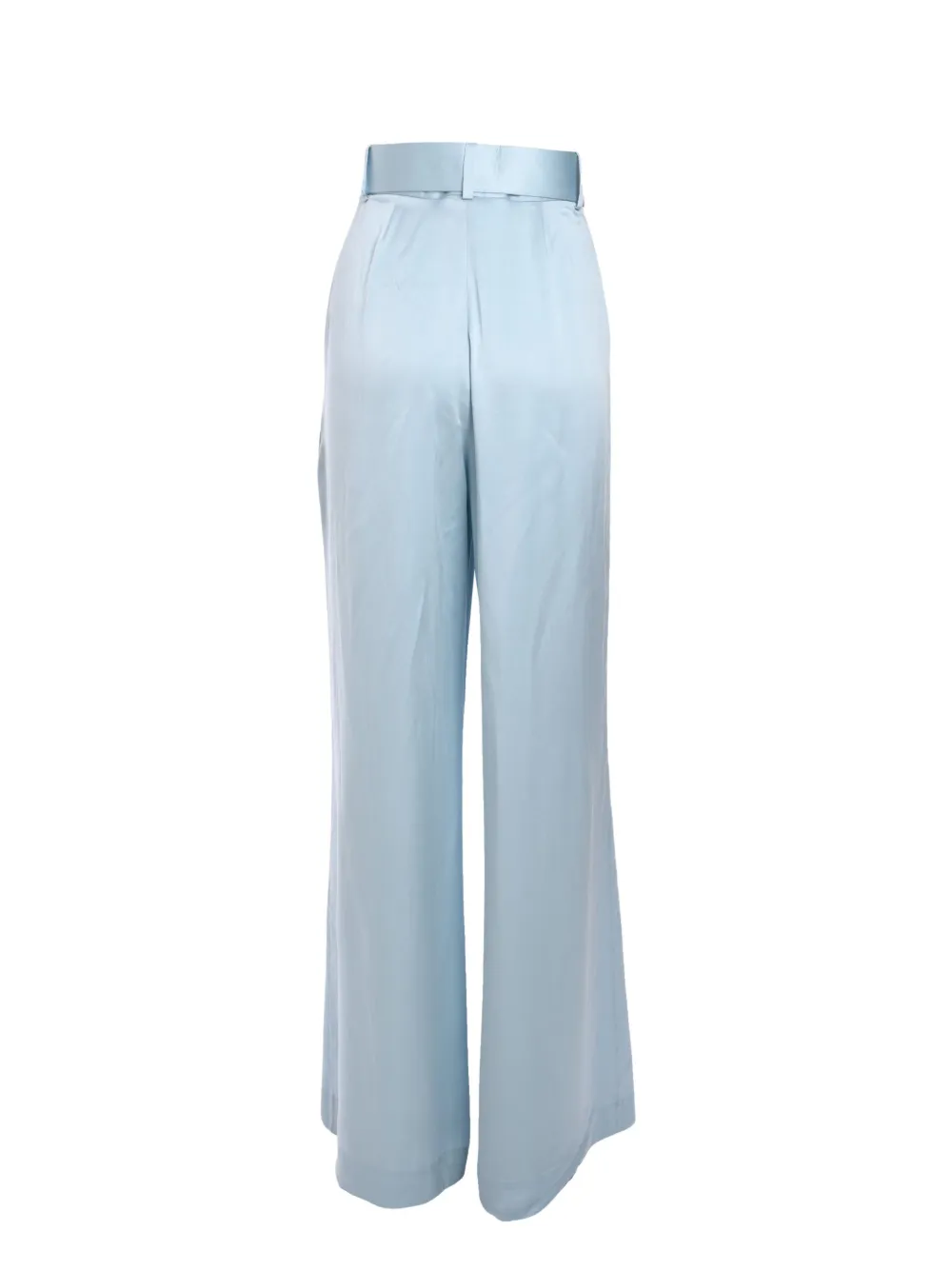 ZIMMERMANN pleated silk trousers - Blauw