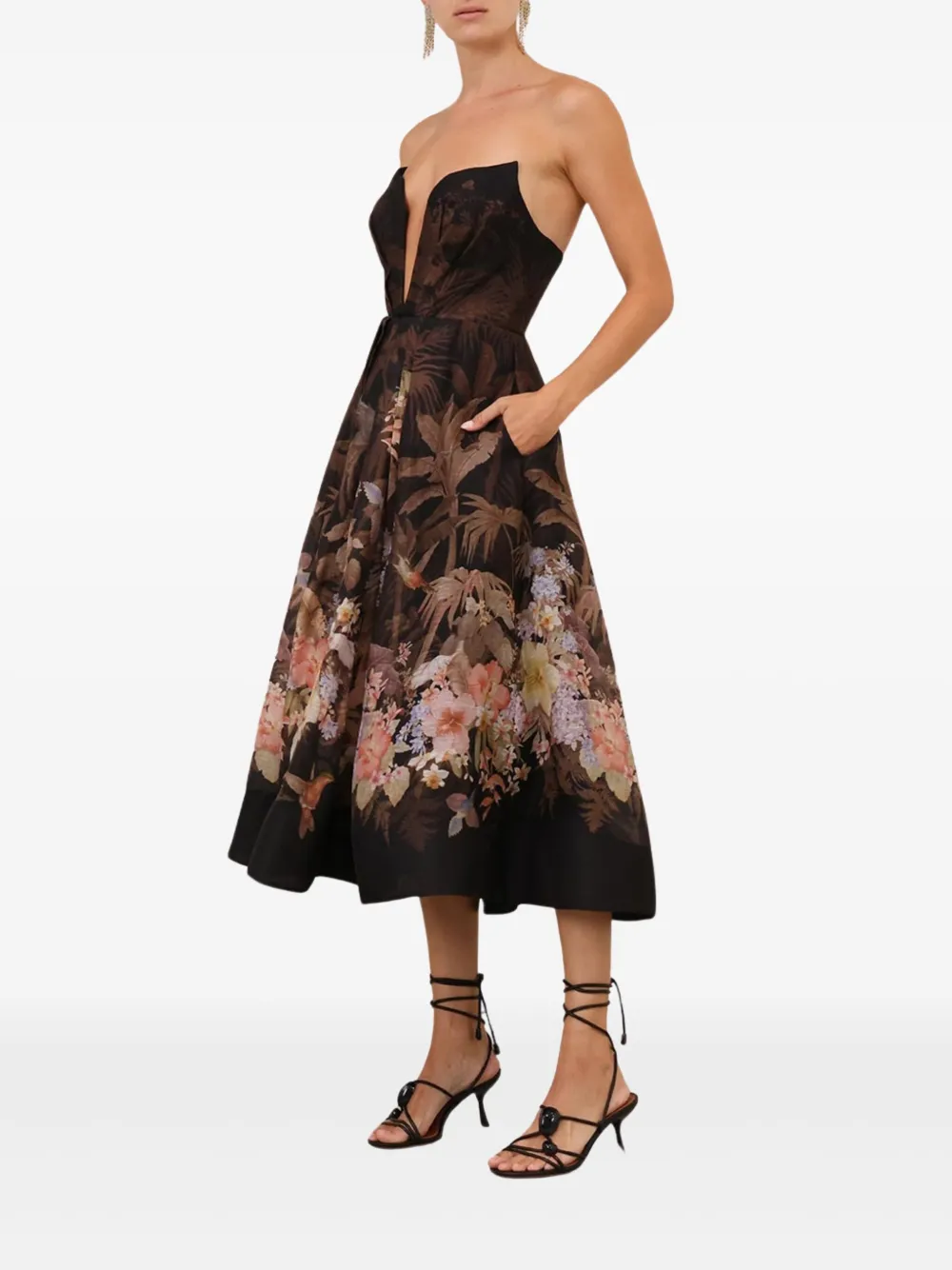 ZIMMERMANN Illuminate jurk Zwart