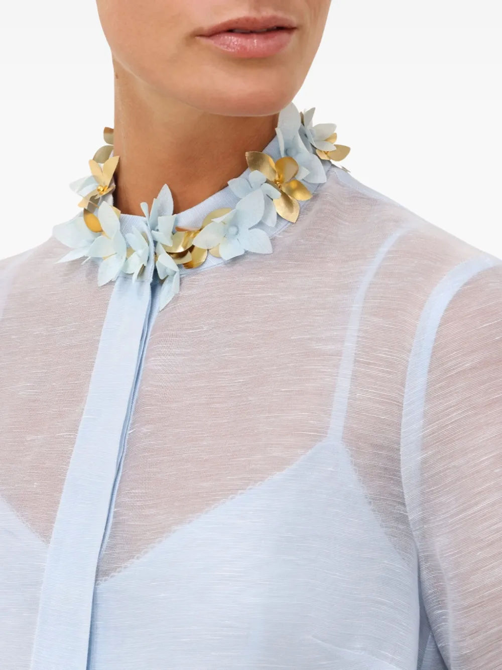 ZIMMERMANN Illuminate blouse Blauw