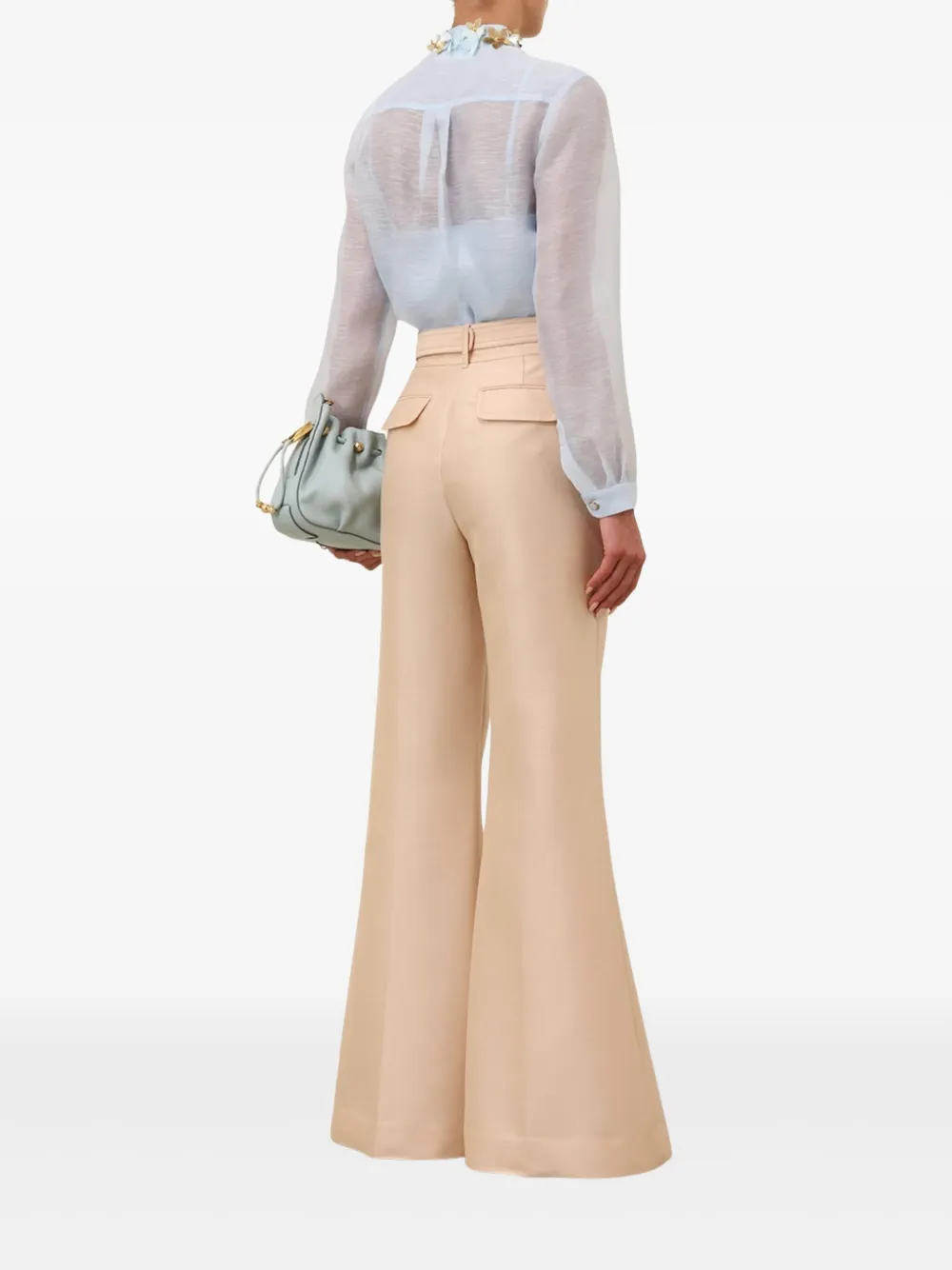 ZIMMERMANN Illuminate blouse Blauw