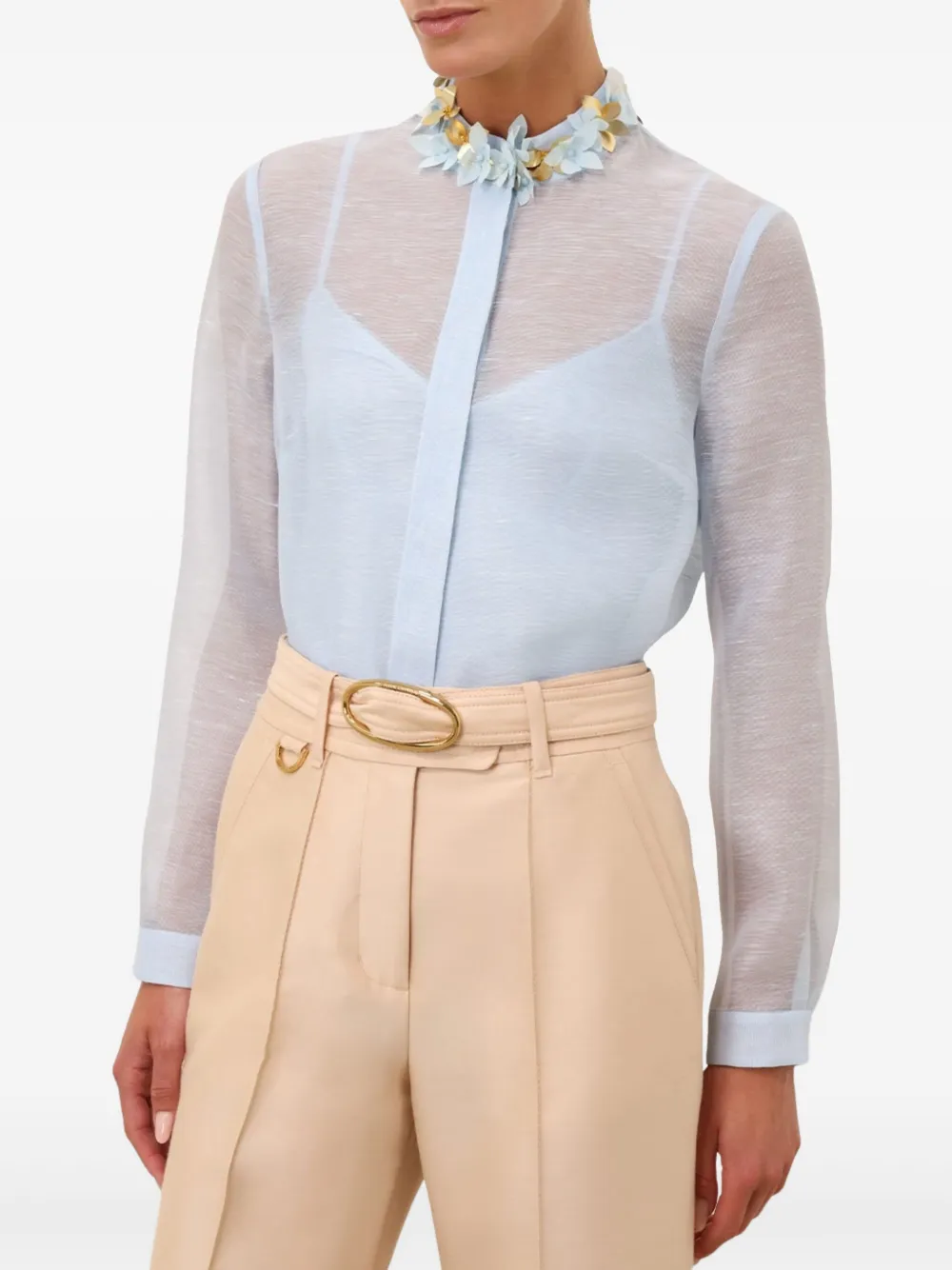 ZIMMERMANN Illuminate blouse Blauw