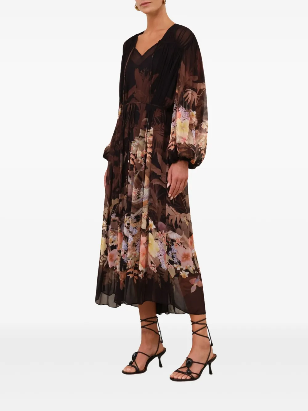 ZIMMERMANN Illuminate jurk Zwart