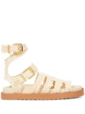ZIMMERMANN Goldie Gladiator sandals - Neutrals