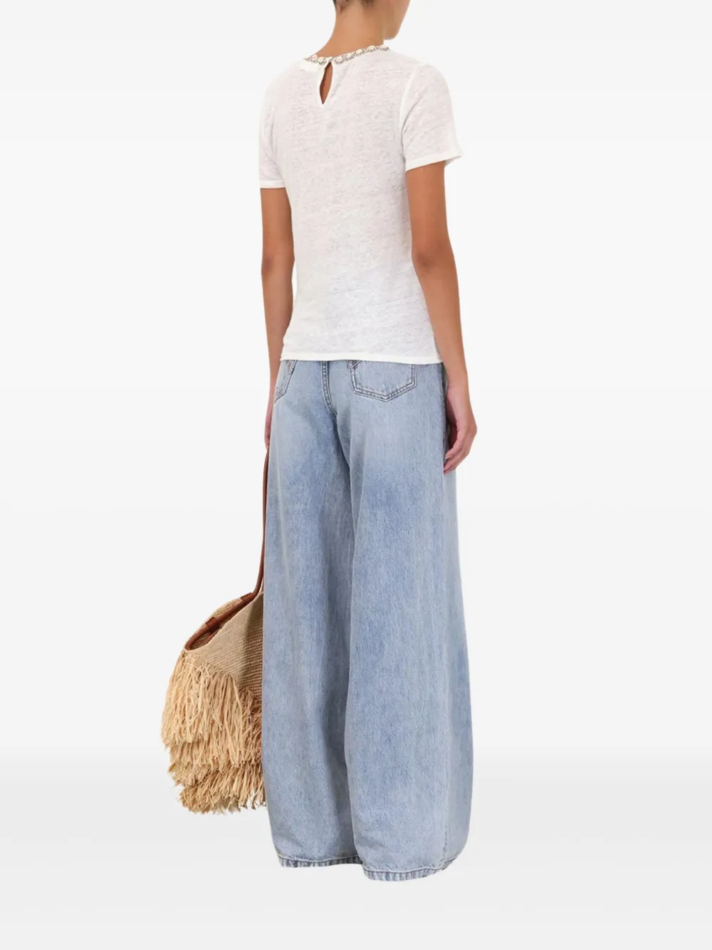 ZIMMERMANN Illuminate T-shirt Wit