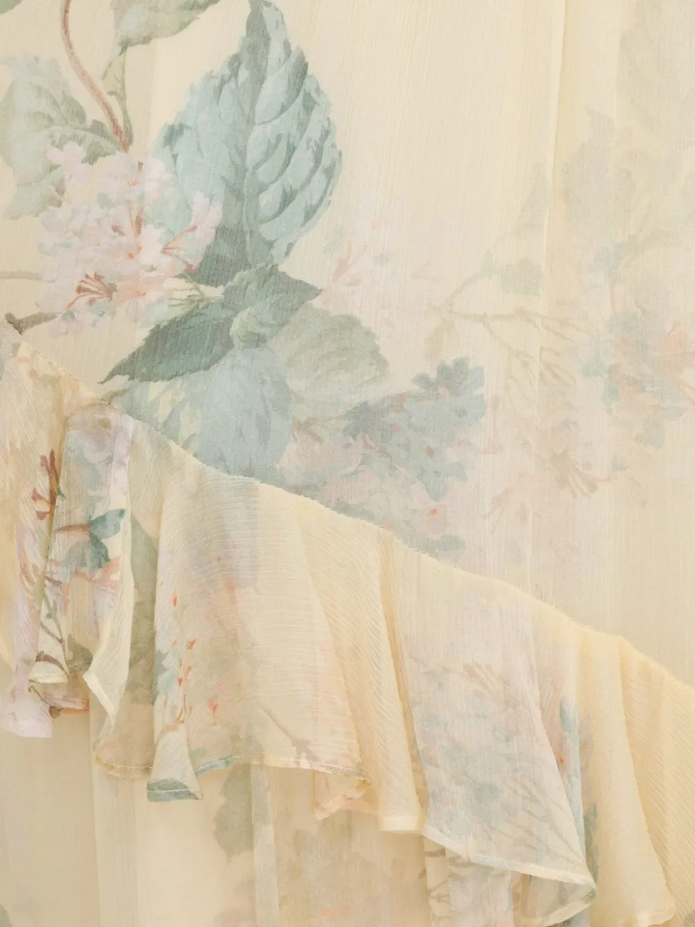 Shop Zimmermann Illuminate Asymmetric Maxi Skirt In Neutrals