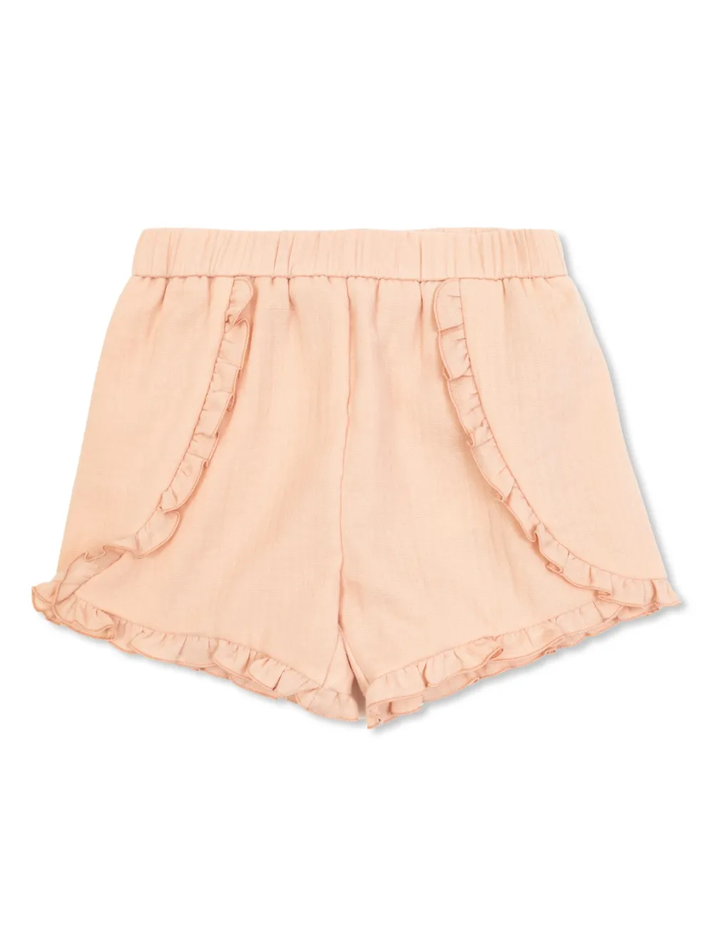 Moncler Enfant Katoenen shorts Roze