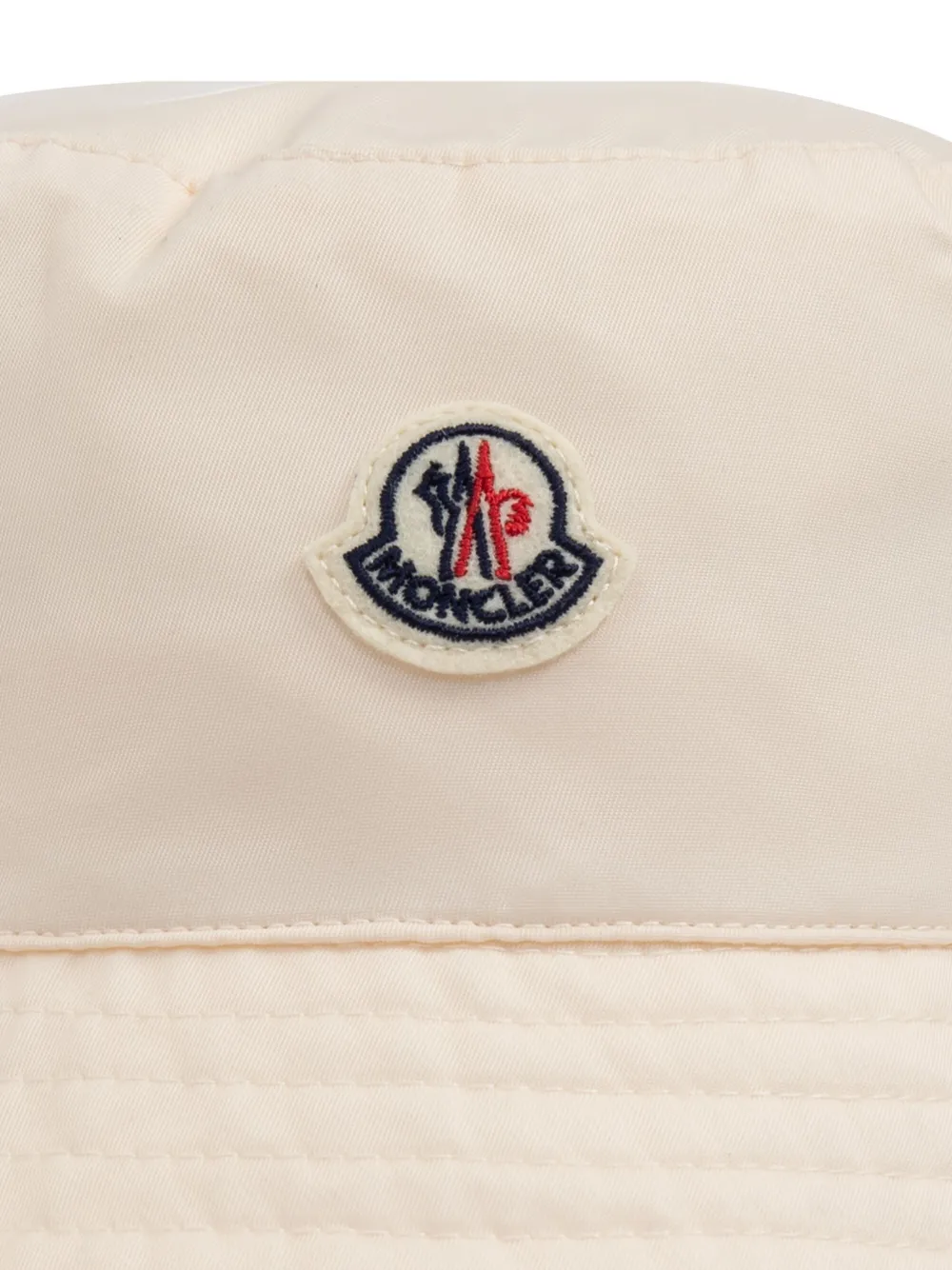 Moncler Enfant Vissershoed met logopatch Beige