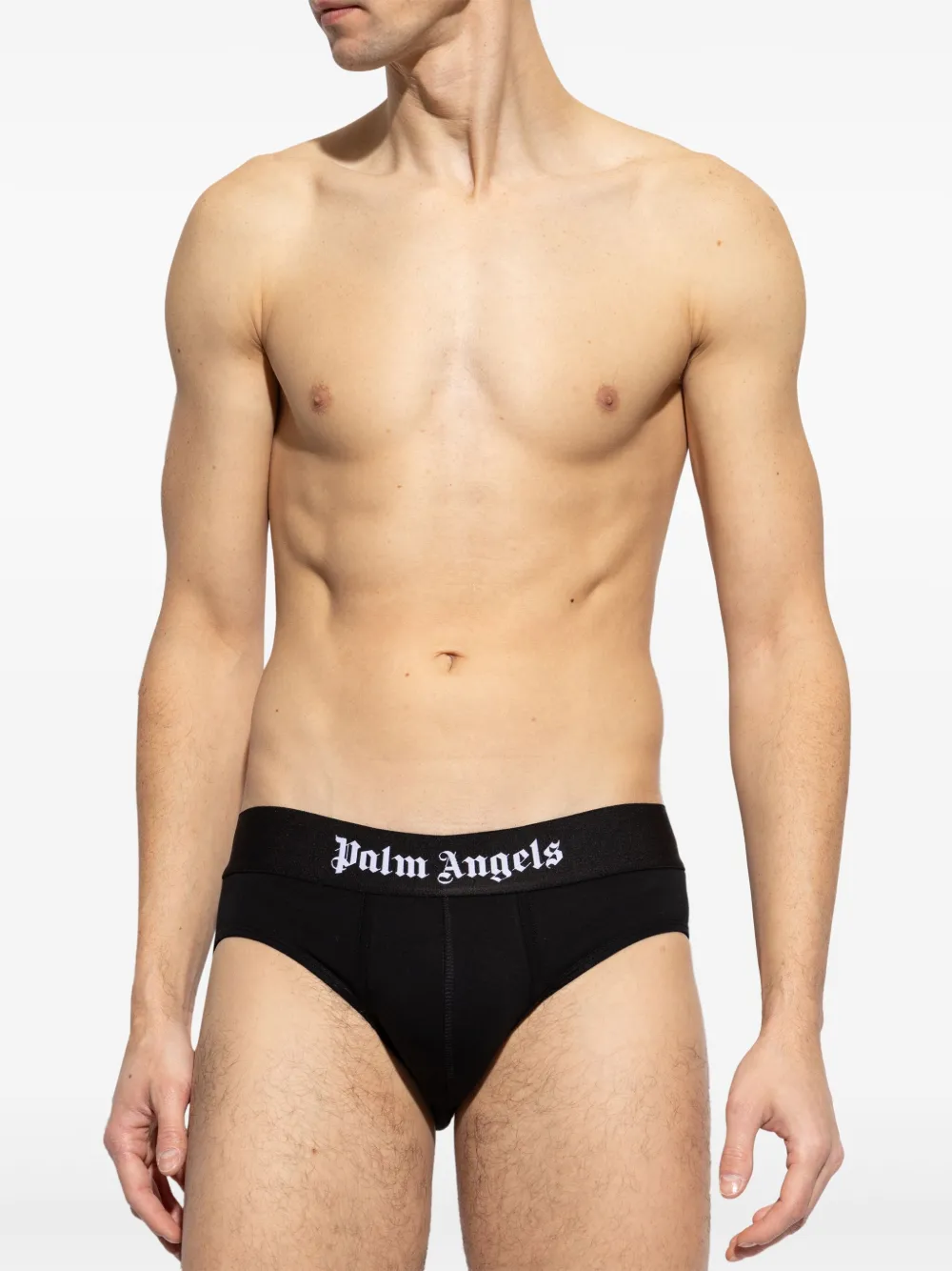 Palm Angels logo-waistband briefs (pack of three) - Zwart