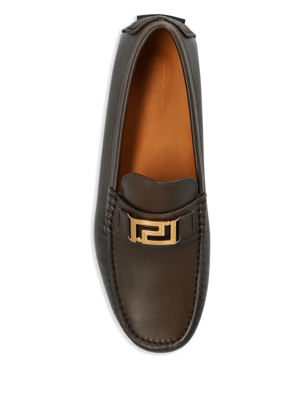 Versace Greca loafers Bruin