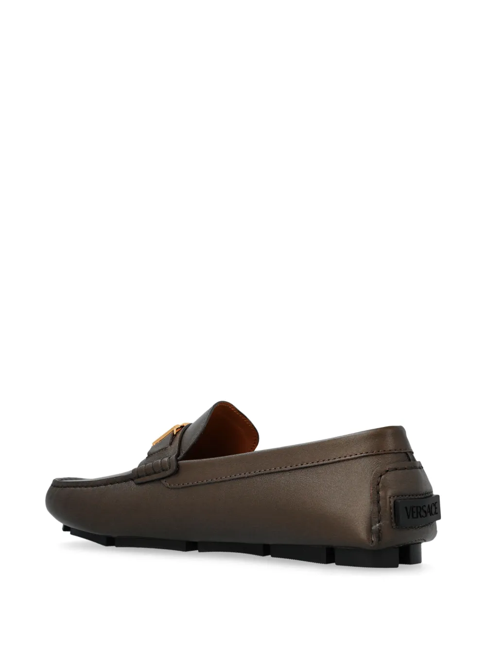 Versace Greca loafers Bruin