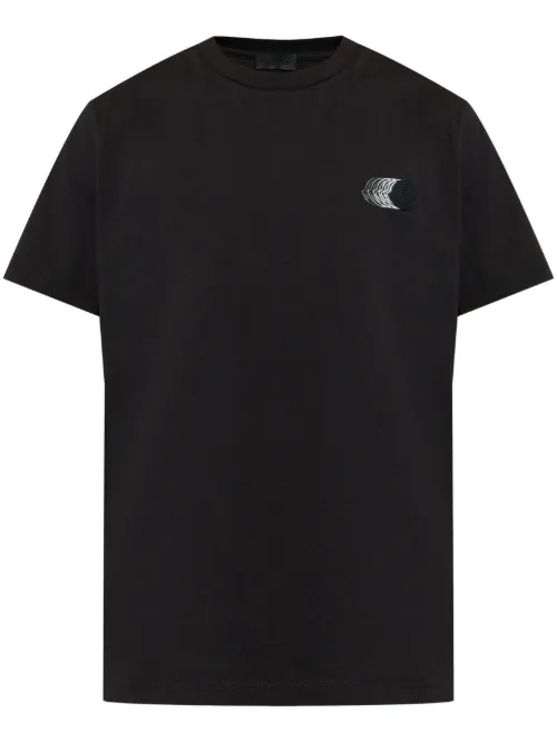T-shirt à patch logo - Moncler - Modalova