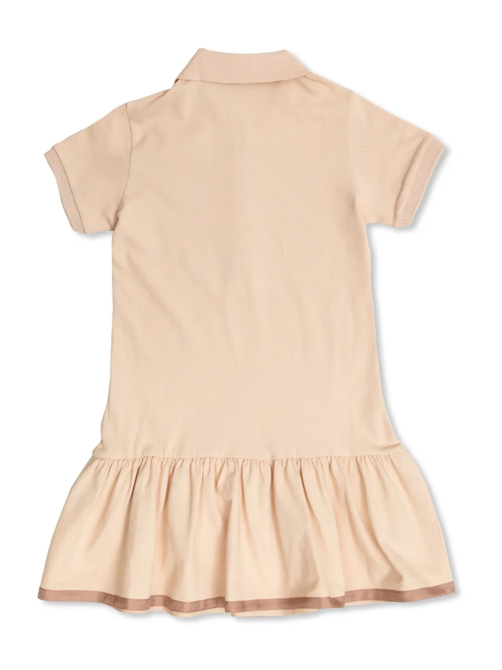 Moncler Enfant logo-patch dress - Roze