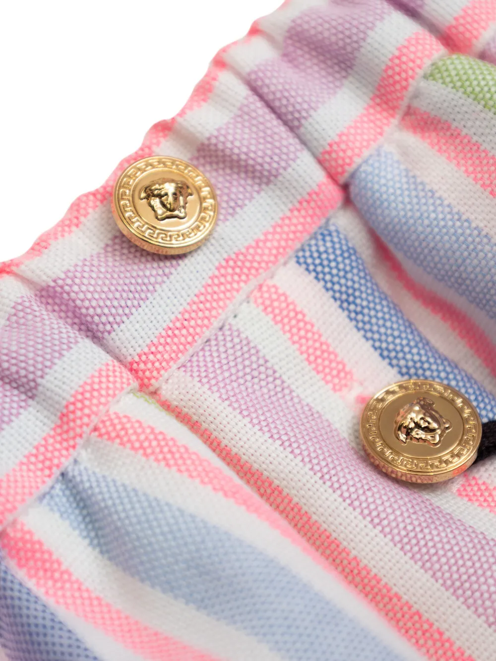 Versace Kids Gestreepte rok Roze