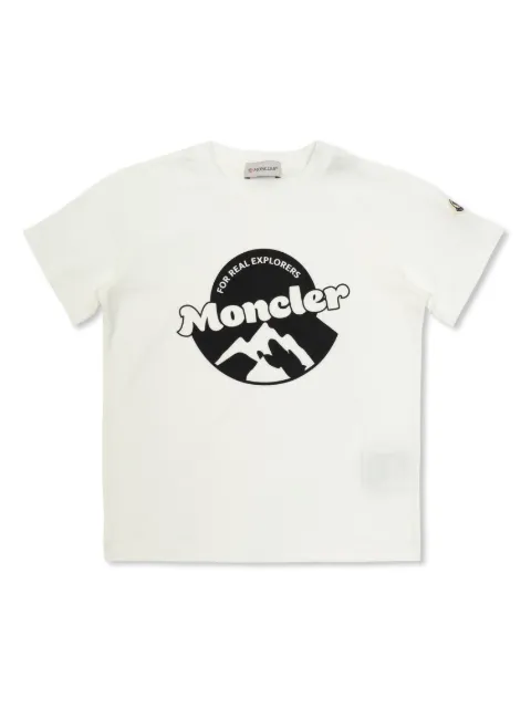 Moncler Enfant logo-print T-shirt 