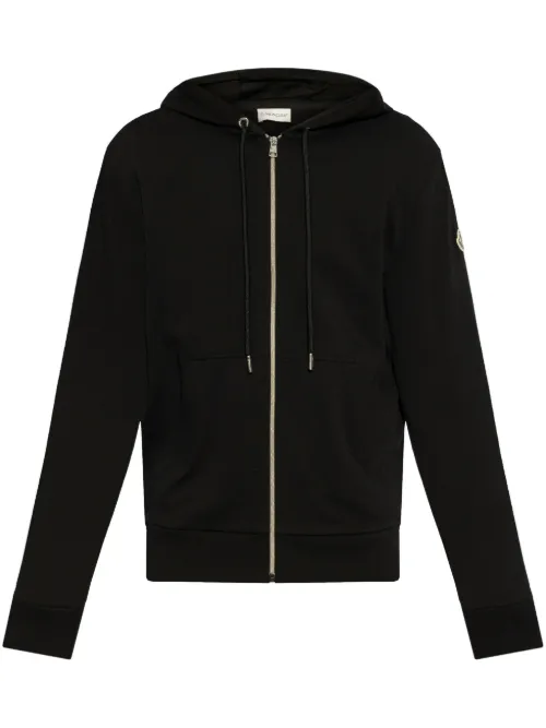 Cardigan à patch logo - Moncler - Modalova