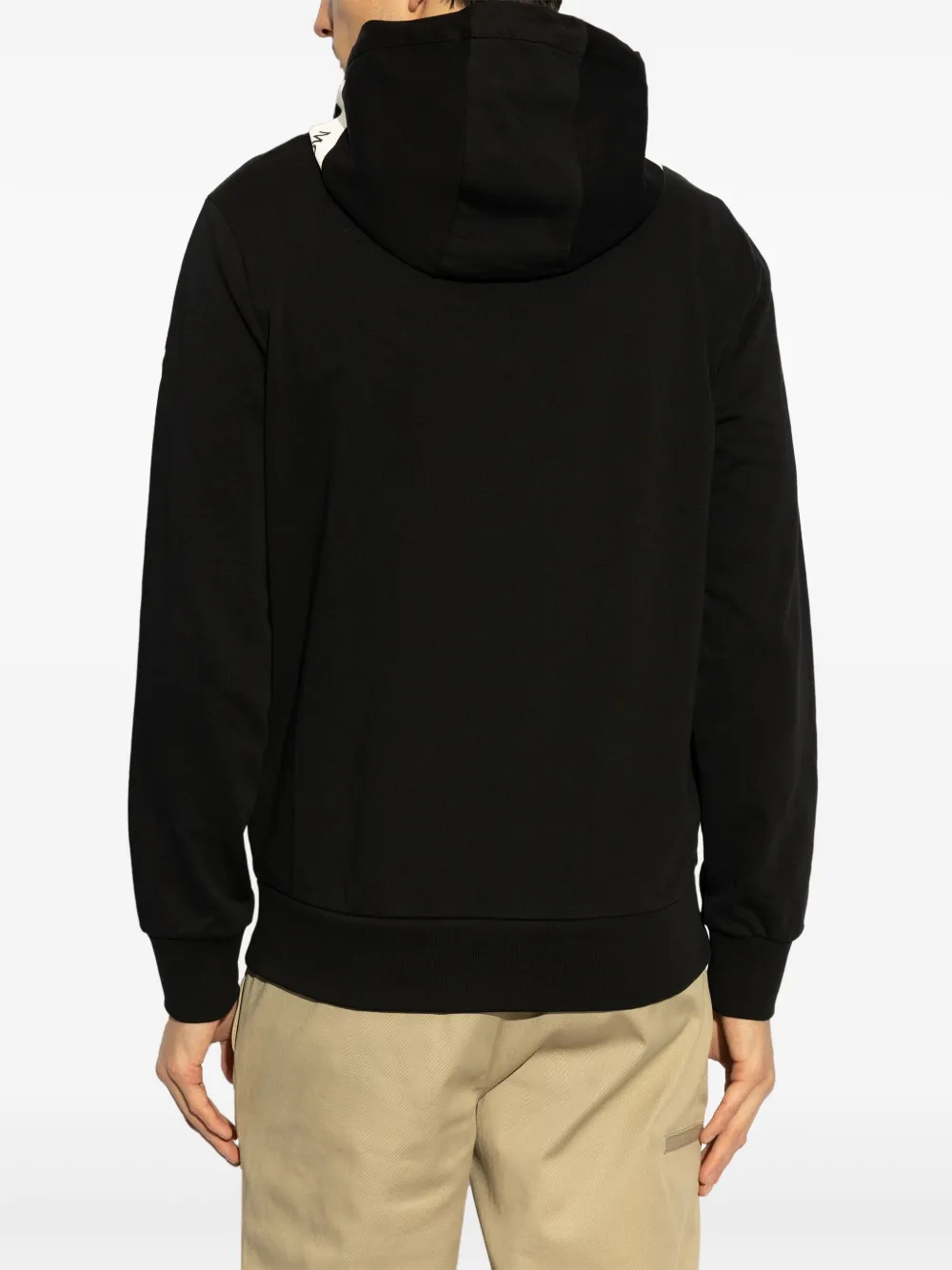 Moncler Vest met logopatch Zwart