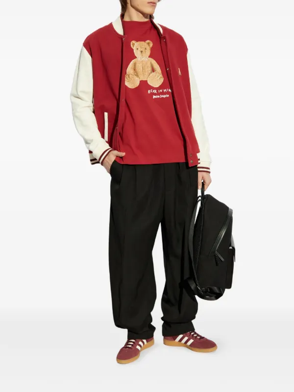 ジャケット PALM ANGELS Tiziano Red Viscose Bomber Jacket Palm Angels Tiziano red viscose bomber jacket for Women