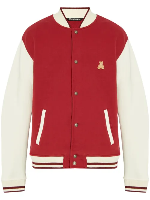 Veste bomber à motif ourson - Palm Angels - Modalova