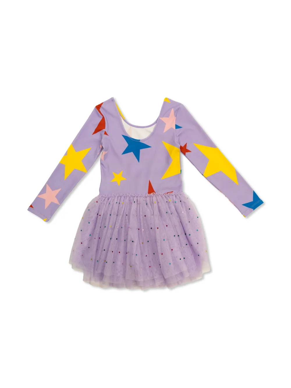 Stella McCartney Kids Jurk met sterrenprint - Paars