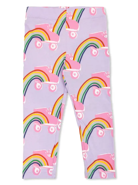 Stella McCartney Kids Rainbow-print trousers