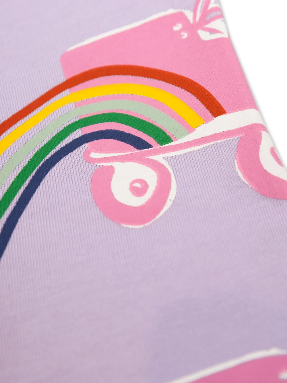 Stella McCartney Kids Broek met Rainbow-print Paars