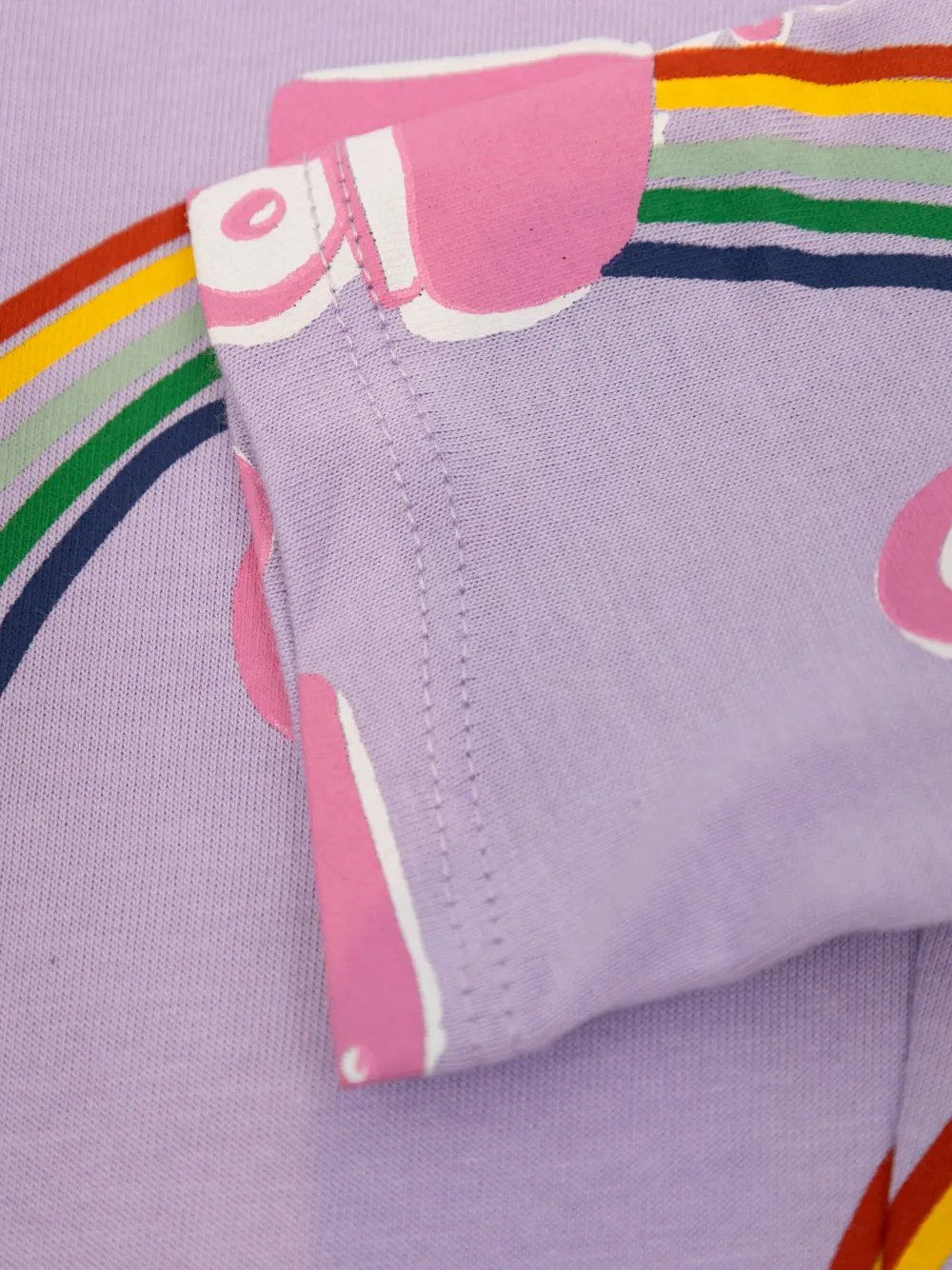 Stella McCartney Kids Broek met Rainbow-print Paars