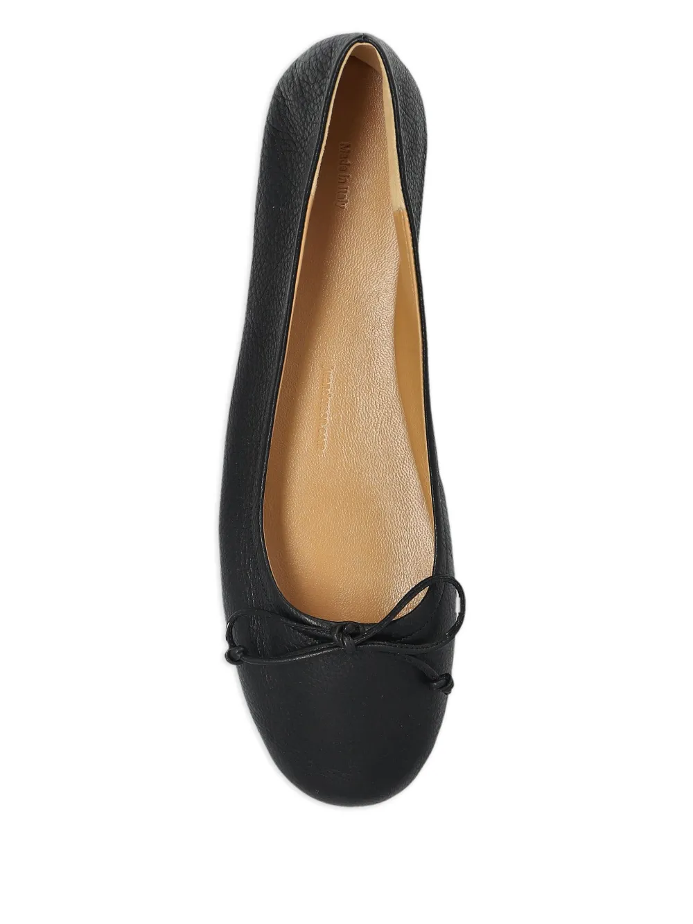 JW Anderson leather ballerina shoes Black