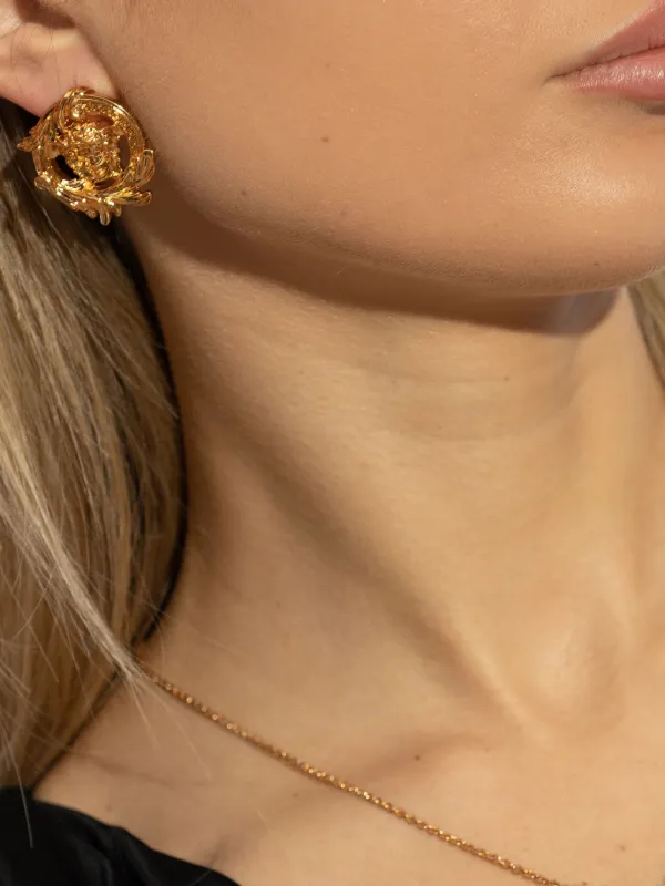 VERSACE ゴールド メデューサヘッド ピアス