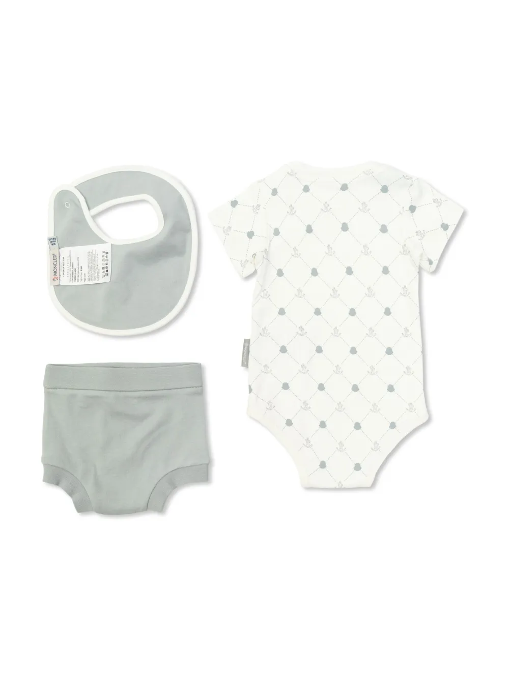 monclerenfant Moncler Enfant Top en shorts - Wit