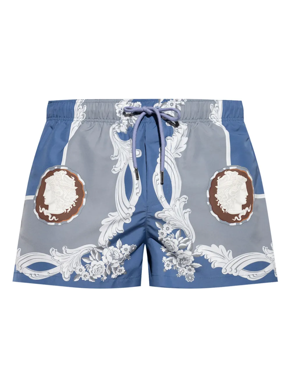 Barocco-print swim shorts