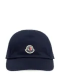 Moncler Enfant gabardine cotton baseball cap - Blue