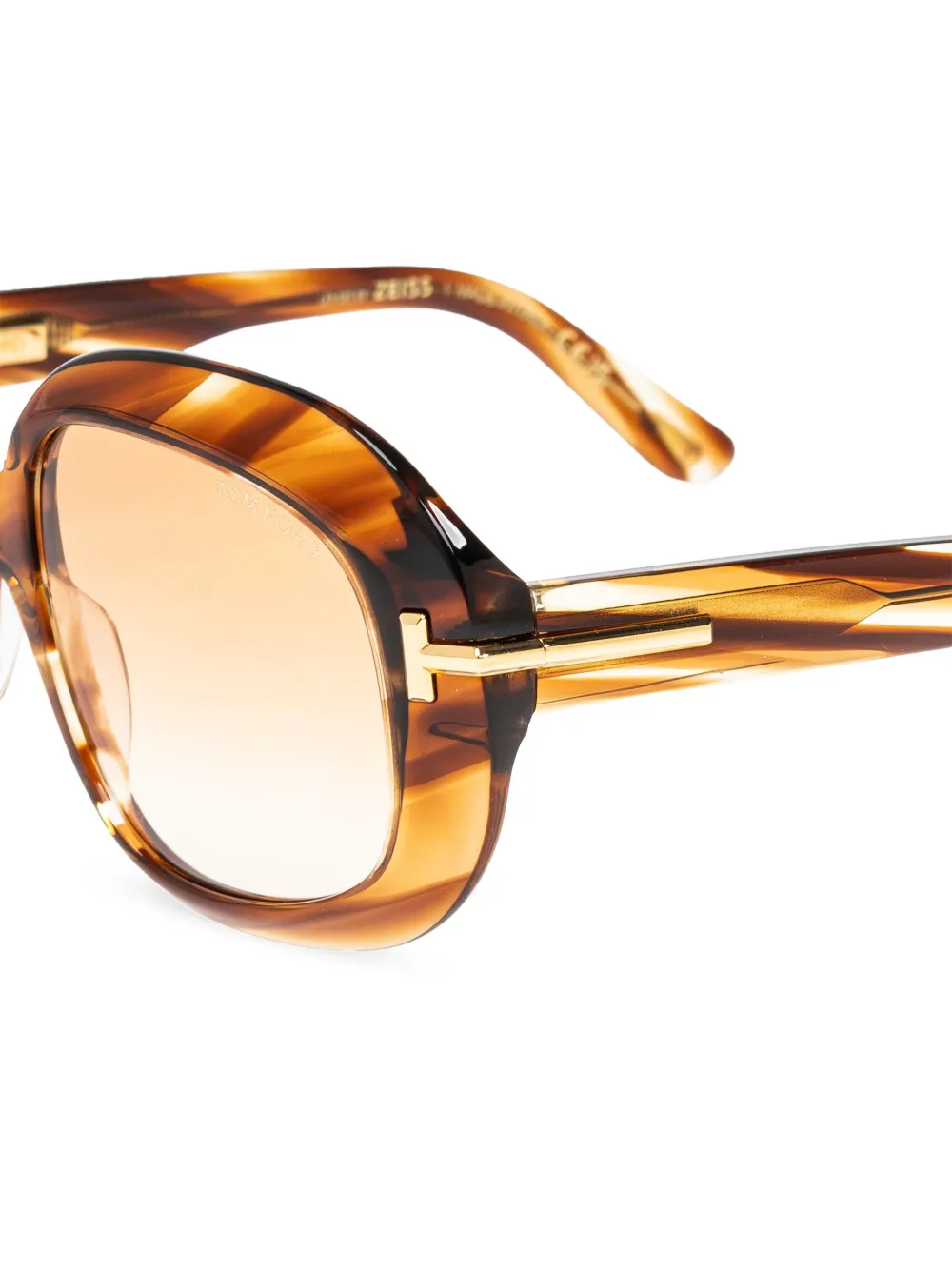 TOM FORD Eyewear Icon Round sunglasses - Bruin